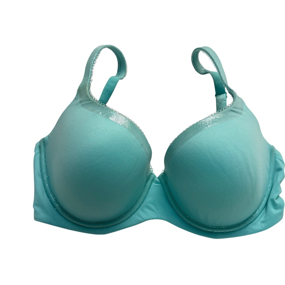 Victorias Secret Body by Victoria Lined Demi Bra Turquoise Aqua 34DDD